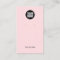 Your Business Logo Light Pink Earring Display Card