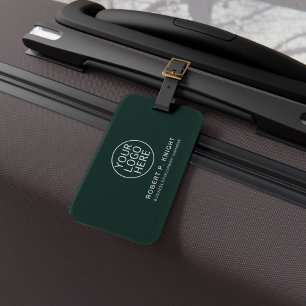 Your Business Logo Minimalist Corporate Conference Luggage Tag