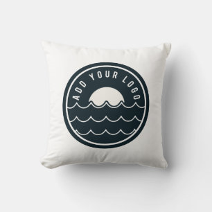 Your Business Logo Modern Company Cushion