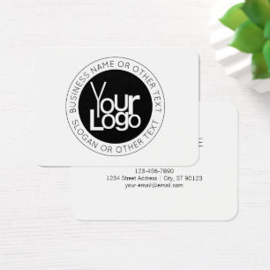 Your Business Logo & Modern Simple Editable Text