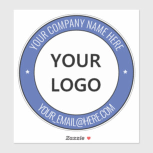Your Business Logo Name Email Promotional Sticker