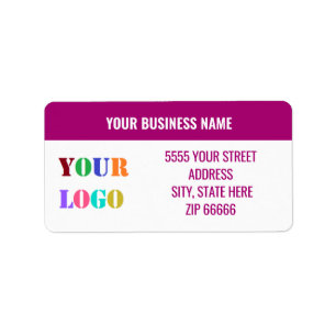 Your Business Logo Name Return Address Labels