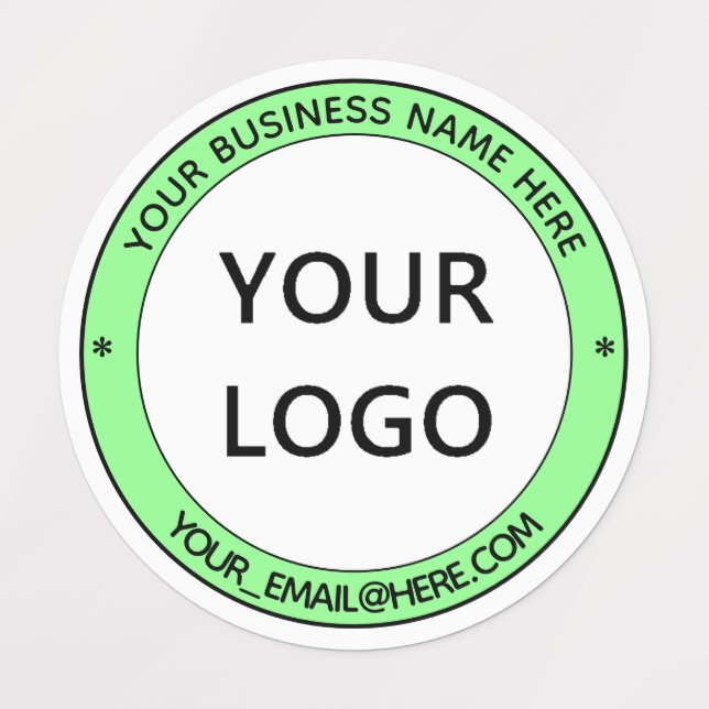 Your Business Logo Name Stamp Personalised Modern (Design 5)