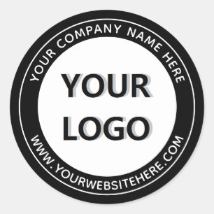 Your Business Logo Name Website Colours Sticker