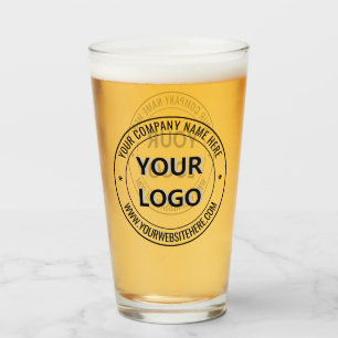 Your Business Logo Name Website Promotional Glass