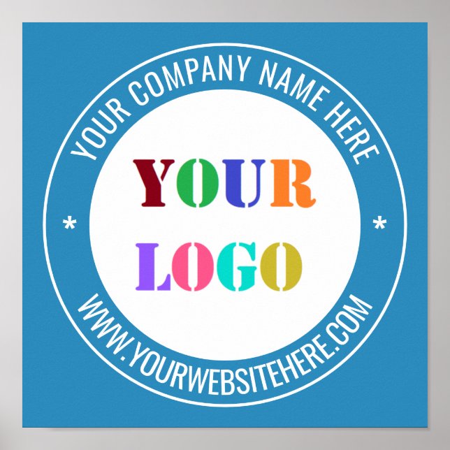 Your Business Logo Name Website Promotional Poster (Front)