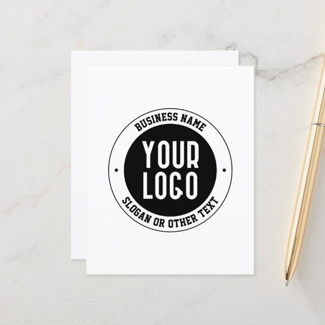 Your Business Logo or Design | Bold Editable Text (Front/Back In Situ)