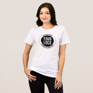 Your Business Logo or Design   Bold Editable Text Tri-Blend Shirt