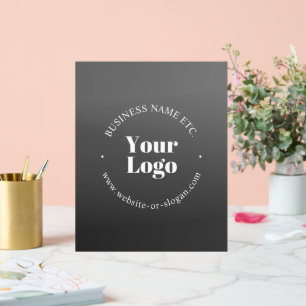 Your Business Logo or Design & Editable Text Acrylic Sign