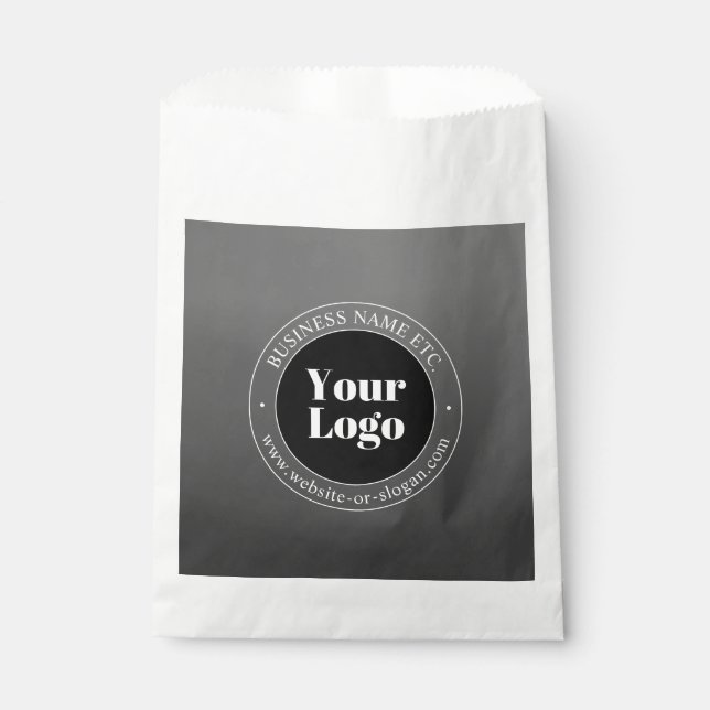 Your Business Logo or Design & Editable Text Favour Bag (Front)