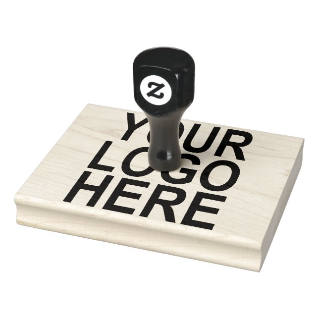 Your Business Logo Or Image Custom Large Rubber Stamp (Stamp)