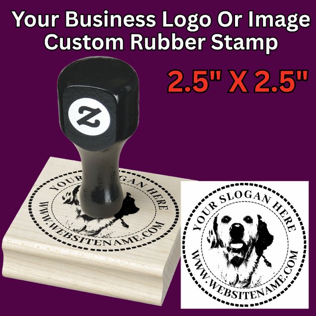 Your Business Logo Or Image Custom Rubber Stamp (Creator Uploaded)