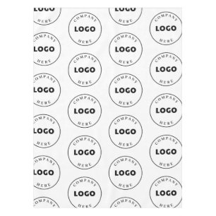 Your Business Logo Pattern Hotel Chain Minimal Tablecloth