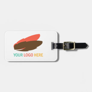 Your business logo personalised company luggage luggage tag
