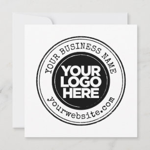 Your Business Logo Personalised Invitation