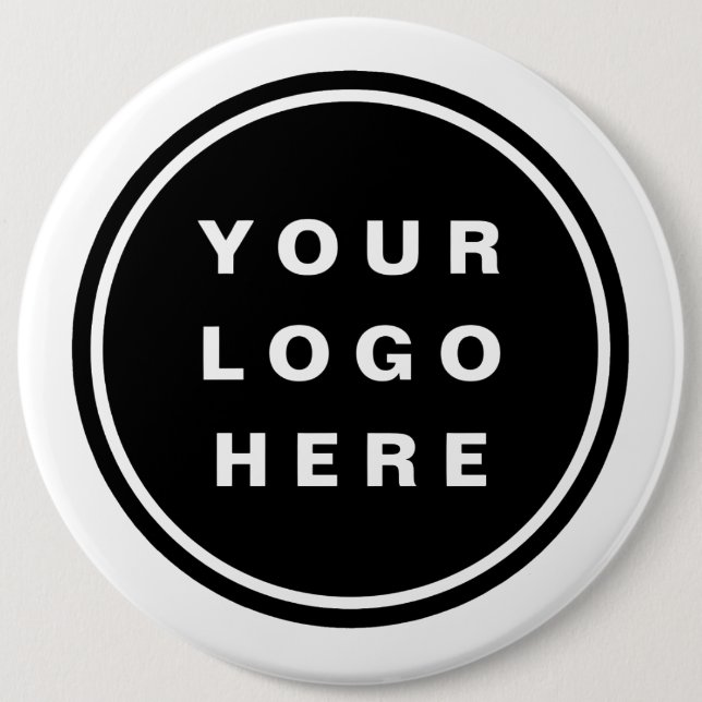 Your Business Logo Promotional Business Company 6 Cm Round Badge (Front)