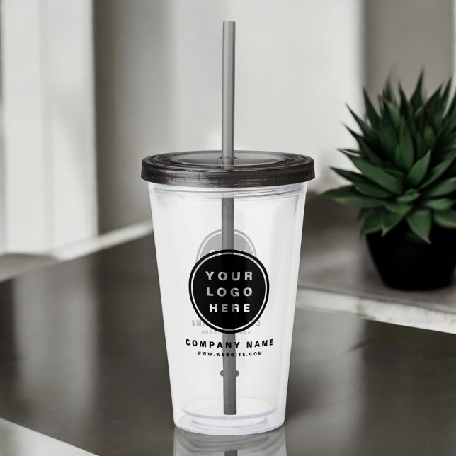 Your Business Logo Promotional Business Company Acrylic Tumbler (Creator Uploaded)