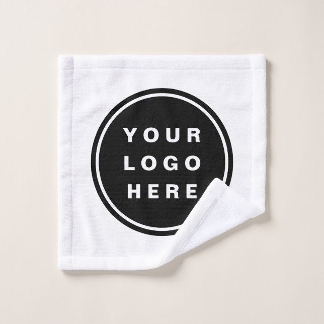 Your Business Logo Promotional Business Company Bath Towel Set (Wash Cloth)
