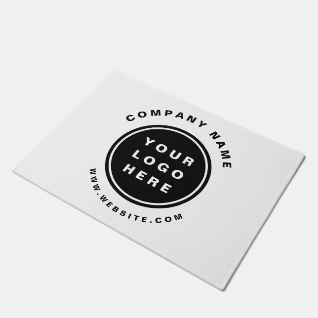 Your Business Logo Promotional Business Company Doormat (Angled)