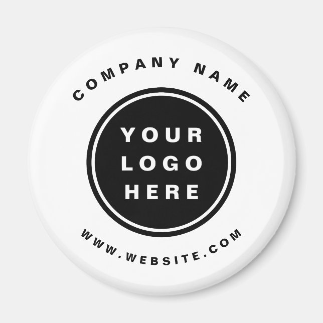 Your Business Logo Promotional Business Company Magnet (Front)
