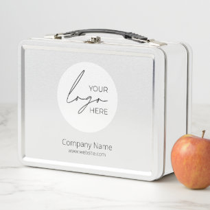 Your Business Logo Promotional Business Company Metal Lunch Box