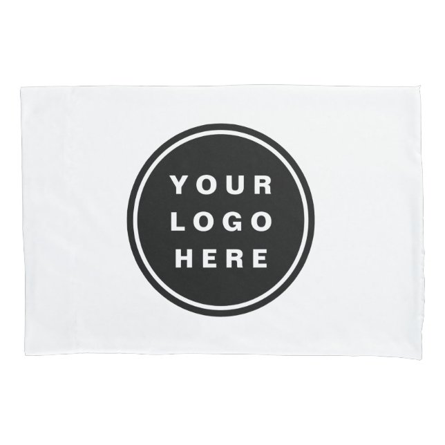 Your Business Logo Promotional Business Company Pillowcase (Front)