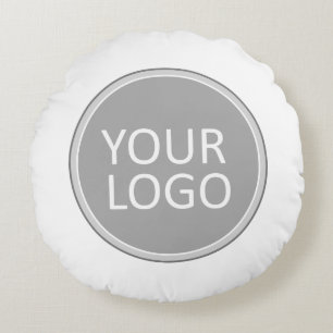 Your Business Logo Promotional Business Company Round Cushion