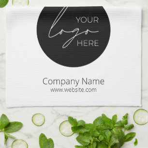 Your Business Logo Promotional Business Company Tea Towel
