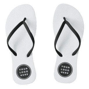 Your Business Logo Promotional Business Company Thongs