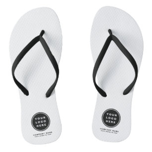 Your Business Logo Promotional Business Company Thongs