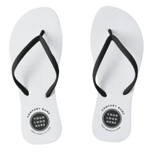 Your Business Logo Promotional Business Company Thongs