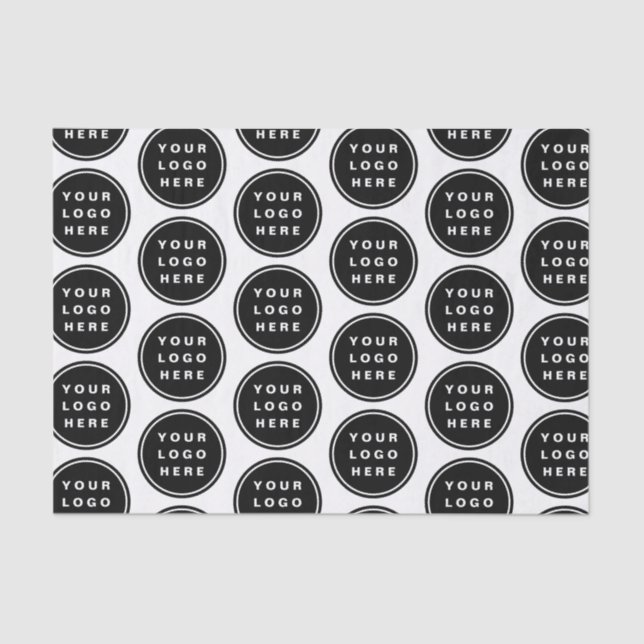 Your Business Logo Promotional Business Company Tissue Paper (Front)