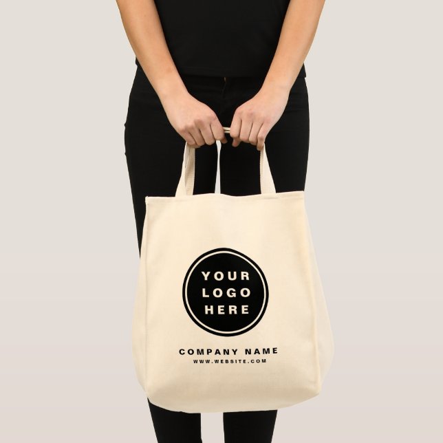 Your Business Logo Promotional Business Company Tote Bag (Front (Product))