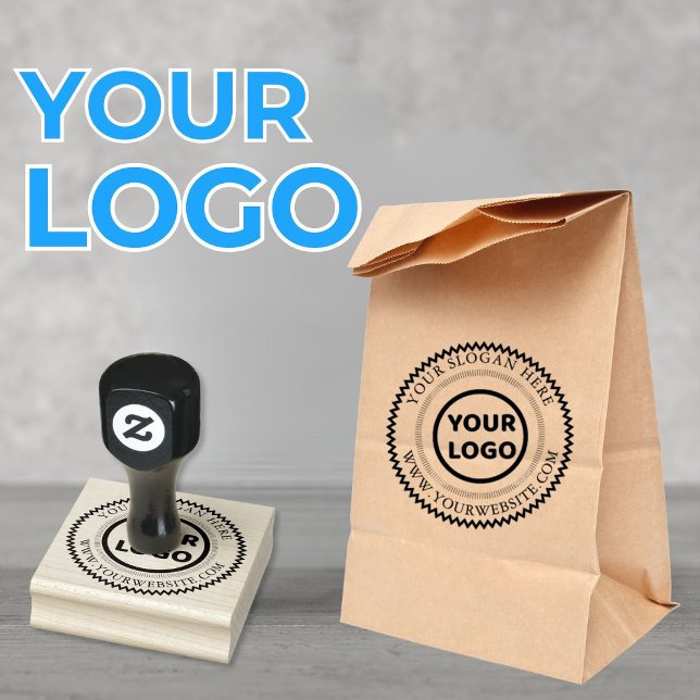 Your Business Logo Rubber Stamp (Your Business Logo Rubber Stamp.)