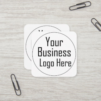 Your Business logo Square Business Card