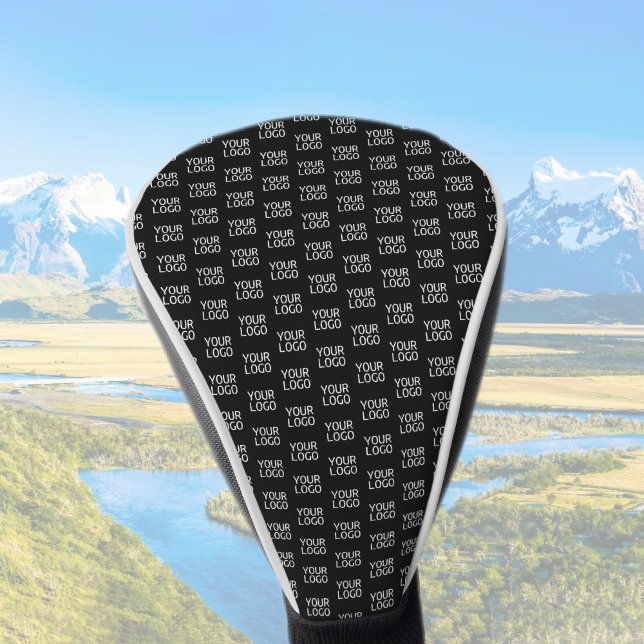 Your Business Logo | Stylish Half Step Pattern Golf Head Cover (Creator Uploaded)