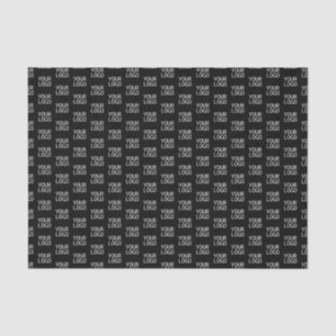 Your Business Logo   Stylish Half Step Pattern Tissue Paper