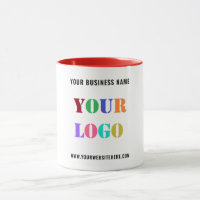 Your Business Logo Text Company Coffee Mug Example