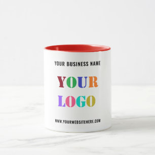 Your Business Logo Text Company Coffee Mug Example