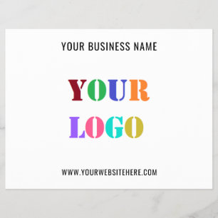 Your Business Logo Text Promotional Flyer Template