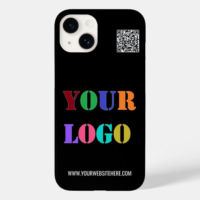 Your Business Logo Website Colours iPhone Case (Back)