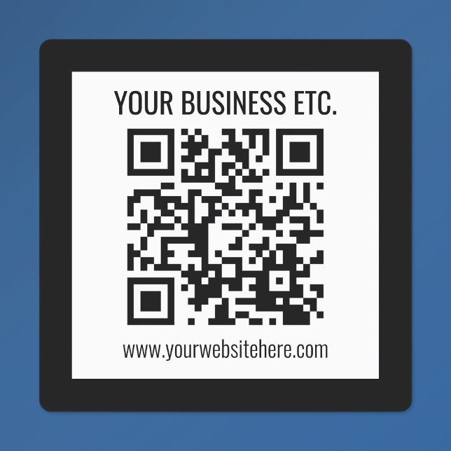 Your Business Name & Editable QR Code (Creator Uploaded)