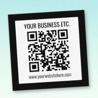Your Business Name & Editable QR Code