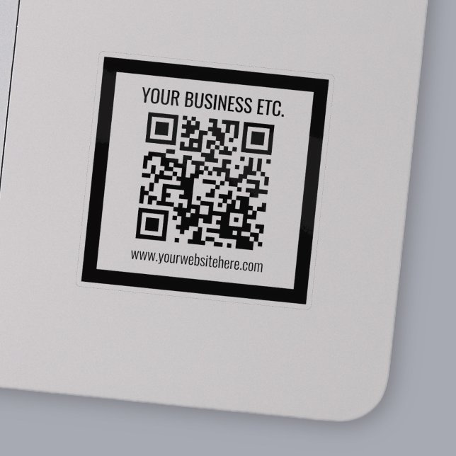 Your Business Name & Editable QR Code Transparent (Creator Uploaded)