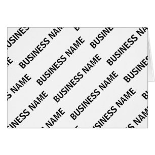 Your Business Name Pattern   Black & White