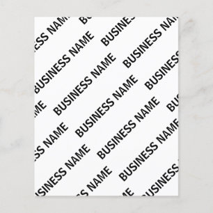Your Business Name Pattern   Black & White