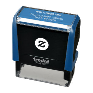 Your Business Name Return Address Colours Stamp