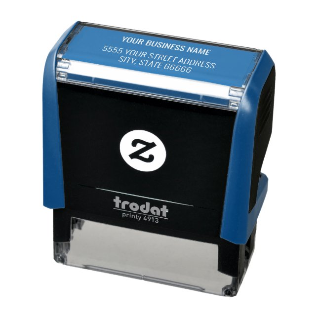 Your Business Name Return Address Colours Stamp (Product)