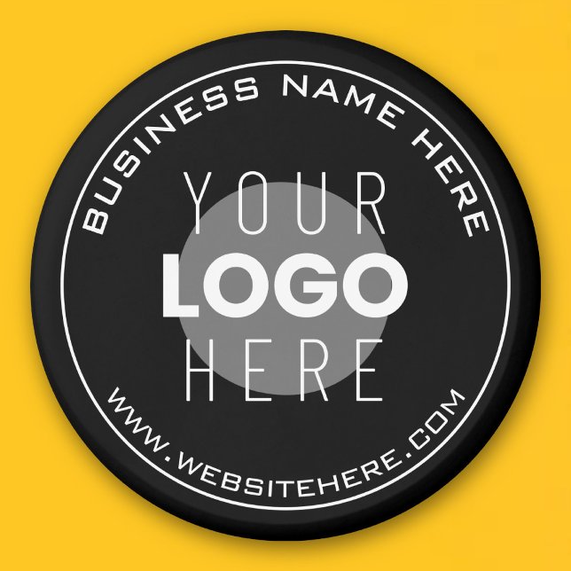 Your Business Name, Website + Uploaded Image Magnet (Creator Uploaded)