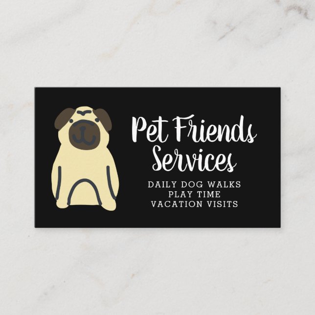 Your Business | Pet Services Business Card (Front)